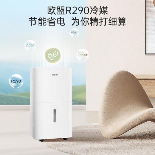 海尔除湿机/抽湿机 除湿量40升/天家用轻音防霉 抽湿器 地下室档案室干燥机 干衣机 CF40-PDR 40L/天 70-120㎡ 商品图7