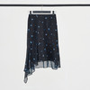SPS半身裙中高腰鱼尾不对称印花雪纺半裙 商品缩略图4
