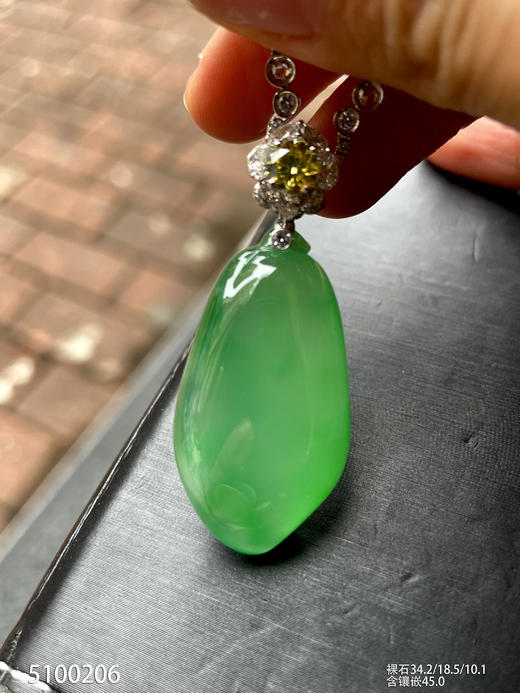 玻璃种木那福瓜吊坠【5100206】具体价格微信咨询 商品图5