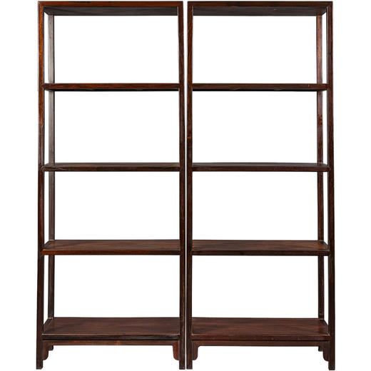 清	红木全敞式四层架格（一对） 商品图5