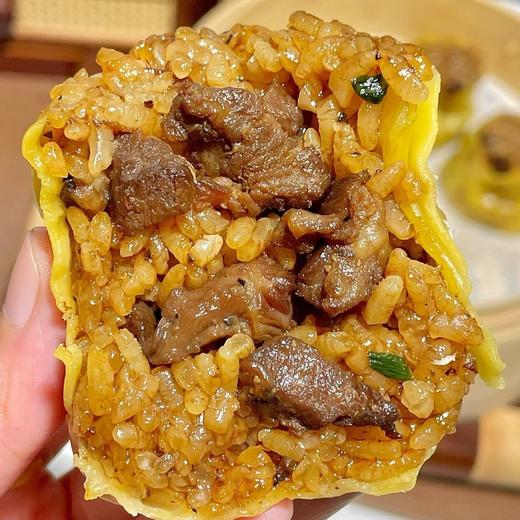 【斌哥优选】安格斯牛肉烧麦，阿根廷谷饲安格斯牛肉，脂肪纹路比德芙还丝滑，配料表干净，拿来做早餐香到脑袋嗡嗡的~ 商品图0