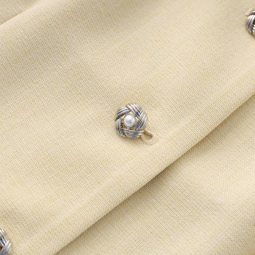 「高货wl」全新升级【铂金会员404/天猫539/差价135】(99223)洛诗琳2025夏季法式小香风上衣包臀直筒半身裙两件套女 商品图4