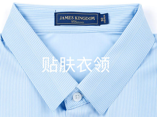 占姆士男士含桑蚕丝无痕冰凉T恤POLO衫新 商品图4