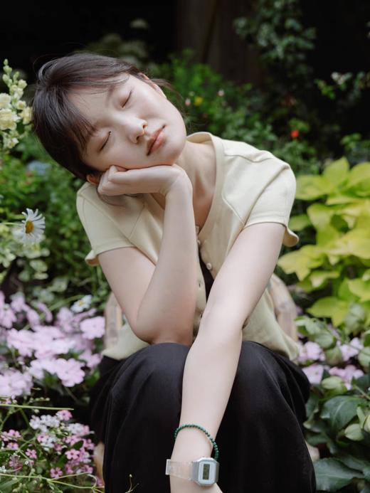 步履不停/5B18145C/小个子亨利领短袖 商品图2