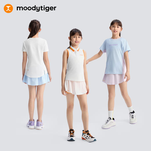 【DR暑假】moodytiger女童百褶短裙25夏新凉感防走光运动梭织网球裙52213503 商品图4