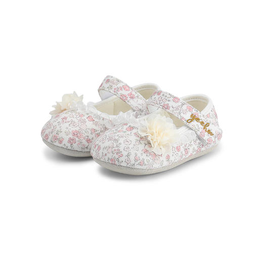 【商场同款】英氏婴幼童鞋可爱女宝公主鞋步前鞋防滑鞋子圆头布鞋 商品图4