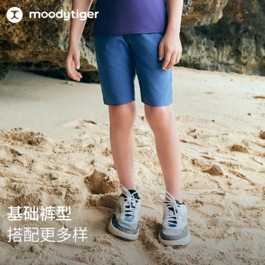 moodytiger儿童运动速干短裤轻薄舒适户外高弹透气凉感裤52111609 商品图3
