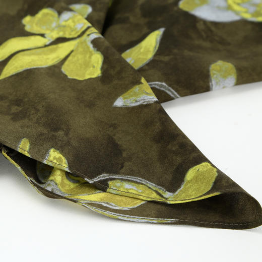 QF8E4斯尔丽25新款法式浪漫印花上身宽松下身包裹式挡小肚腩显高连衣裙 商品图6