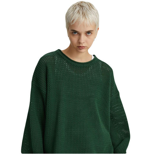 WassupHouse 镂空圆领毛衣 商品图0