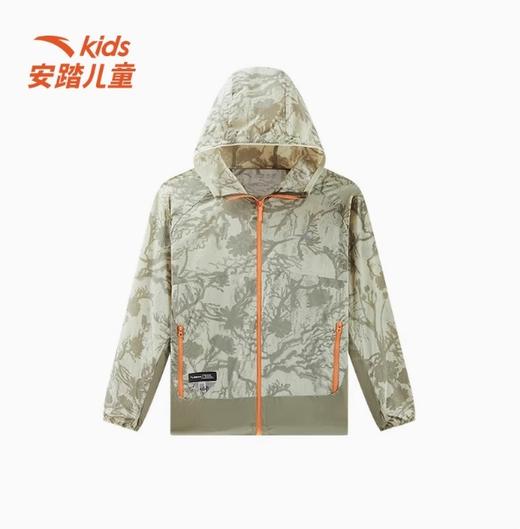 安踏儿童夏季新款男大童精英户外薄外套轻薄透气百搭舒适时尚潮流T52536605B 商品图0