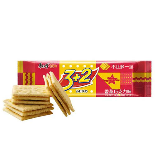 康师傅3+2苏打香草巧克力味125g(6919892633200) 商品图0