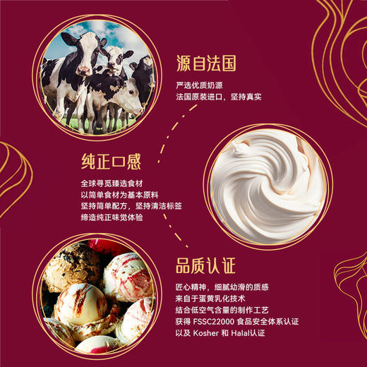 HAAGEN-DAZS冰淇淋系列全家桶进口多口味460ml*4 商品图2