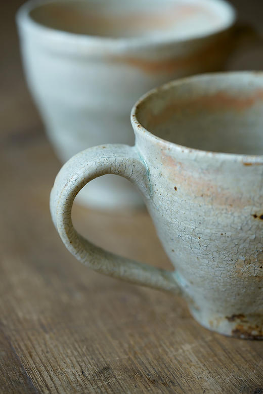 尾形笃08罅粉引｜丸mug 商品图2