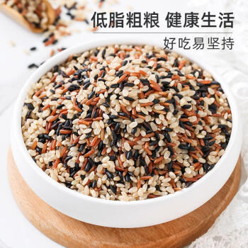 盖亚农场三色糙米1.8斤红米黑米糙米五谷杂粮粗粮主食米饭大米伴侣真空 /粮油调味 /杂粮 /谷米类 商品图2