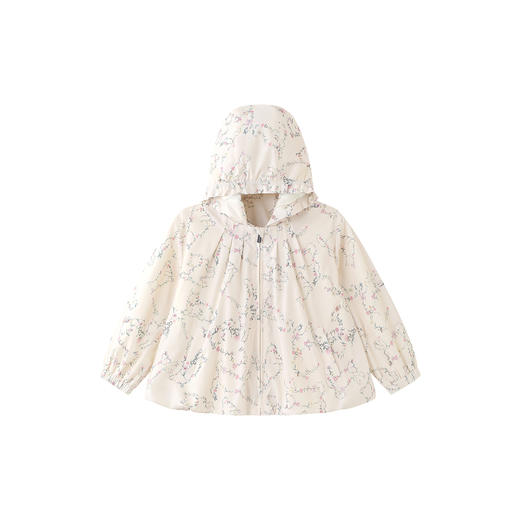 【商场同款】英氏女童连帽外套2025新款秋季印花长袖上衣童装 商品图4