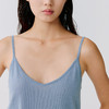 东黎 • 温柔的海风 波光透影 桑蚕丝山羊绒  女士短款背心 5110 商品缩略图5