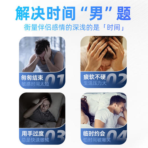 享久男用延时喷雾小蓝瓶男延时喷剂环湿巾外用神油成人情趣用品 享久2代加强型 商品图4