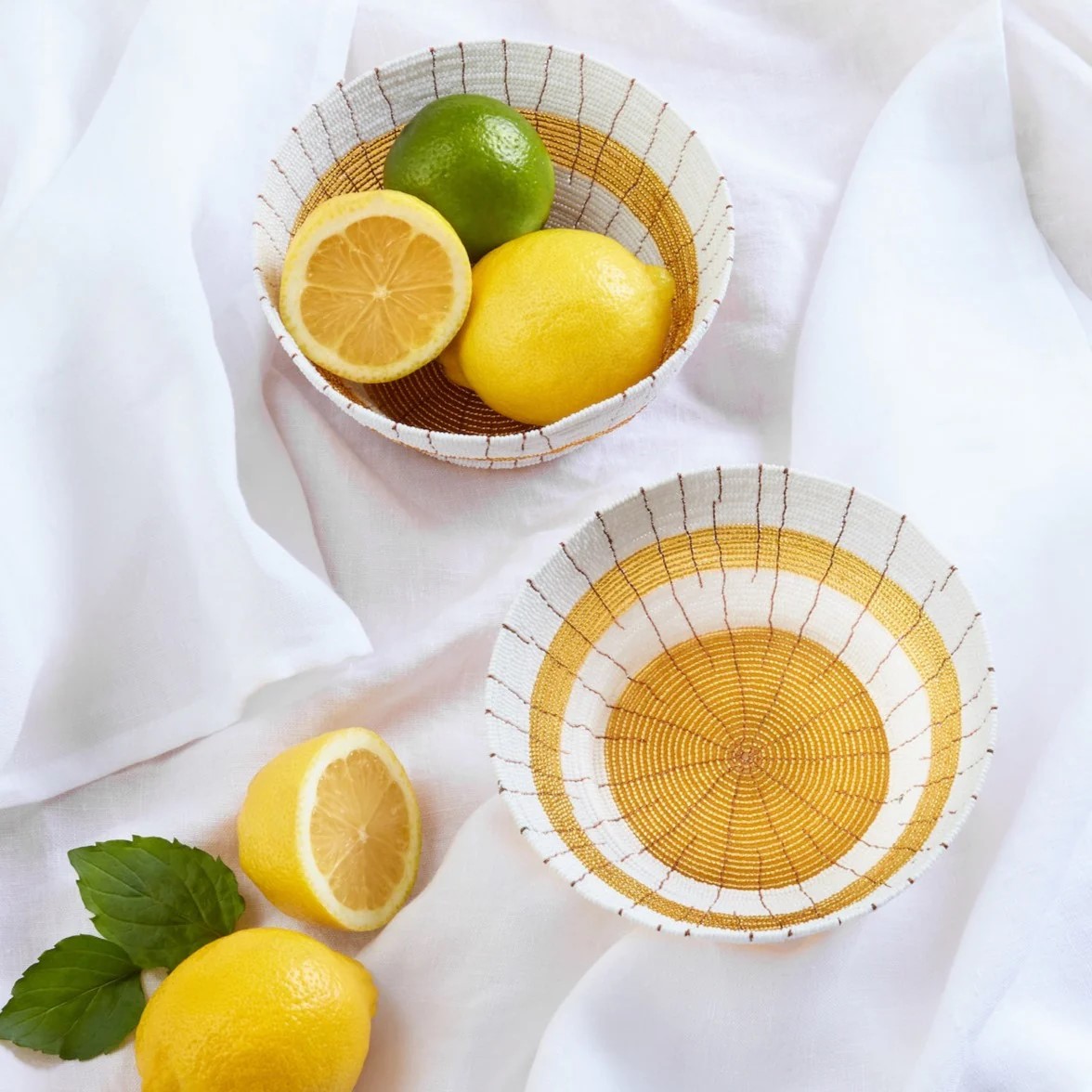 心艺手作：“金色光芒”珠串碗 Beaded Bowl in Gold