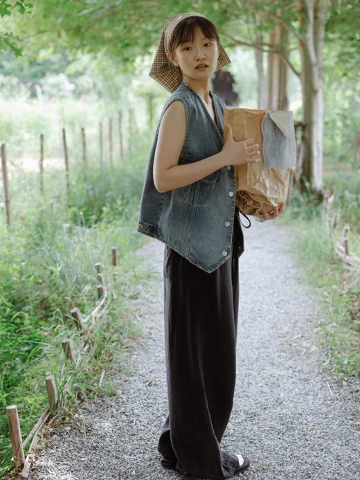 步履不停/5B43154C/强捻棉感垂垂裤 商品图1