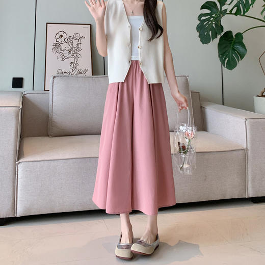 裙裤山本裤裙！女夏季薄款2025新款宽松小个子八分阔腿裤休闲裙裤！ 商品图8