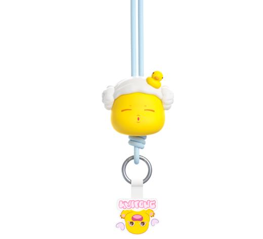奶龙官方正品手机挂绳一绳多用奶龙大头贴系列盲盒（单盒1条） 商品图4