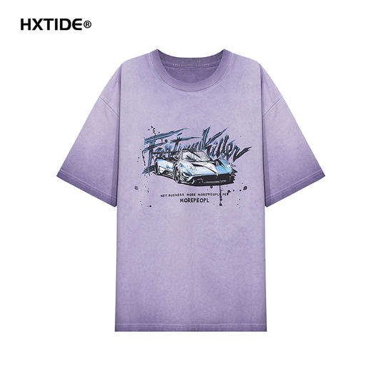 【新品上新】HX 夏季圆领短袖T恤宽松C102520272101 商品图5