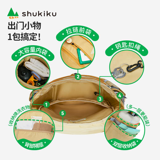 【超模君精选】shukiku小云峰儿童户外双肩包 商品图2