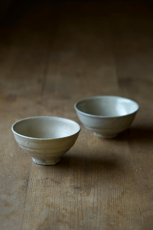 尾形笃32薪陶石粉引｜饭碗 商品图0