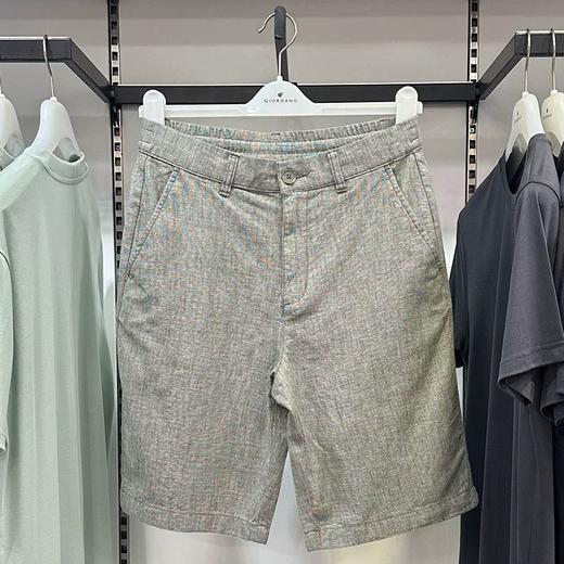 佐丹奴男装25年新款棉麻短裤01105207 商品图3