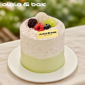 抹茶杨梅荔枝蛋糕