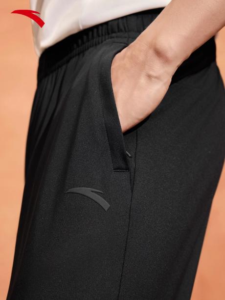 安踏针织运动长裤男士九分裤高弹健身跑步裤子152437313 商品图2