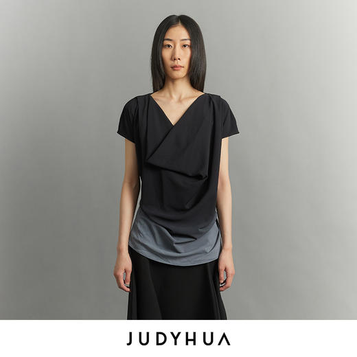 JUDYHUA 曙光系列V领短袖T恤 商品图2
