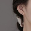 【敦煌祥云纯银小耳钉】敦煌小众祥云耳钉 女素银简约 手工气质 简约小巧耳饰饰品 商品缩略图2