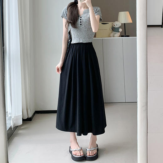 裙裤山本裤裙！女夏季薄款2025新款宽松小个子八分阔腿裤休闲裙裤！ 商品图7