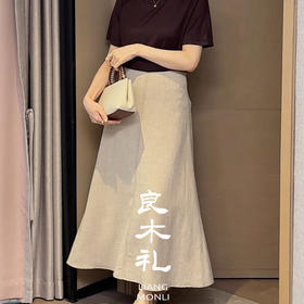 【预售7天】良木礼醋酸半裙（400508）