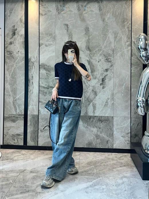 古驰 25春夏新款毛织短袖（TM） 商品图5