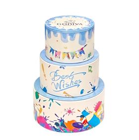 歌帝梵忻悦蛋糕形巧克力礼盒10颗75g