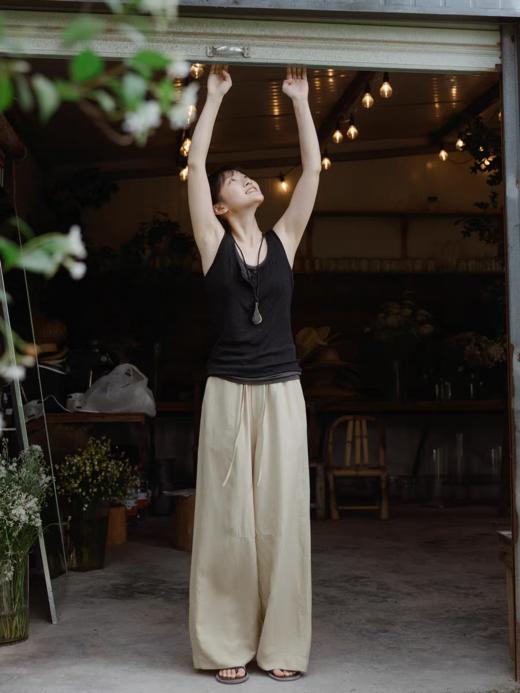 步履不停/5B43154C/强捻棉感垂垂裤 商品图0