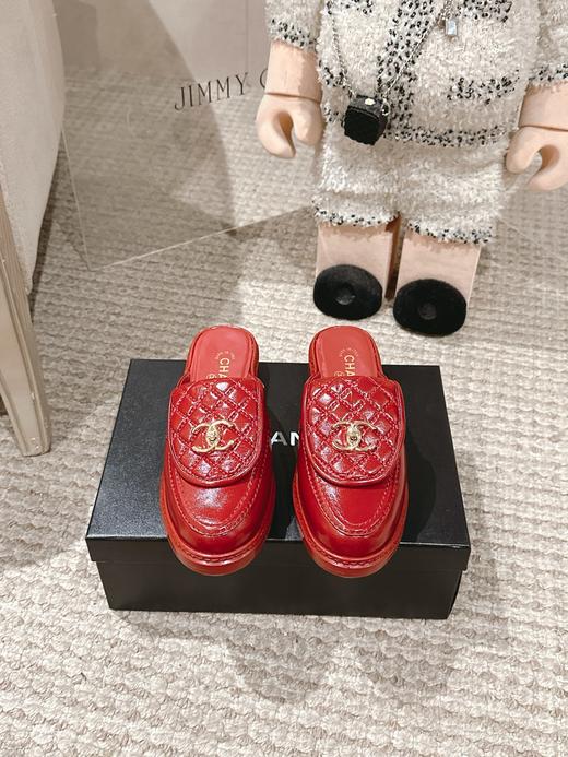 香奈儿 经典翻盖菱格半拖乐福鞋 经典百搭款 （HC） 商品图4