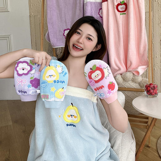 有机果园浴花搓澡巾纪念日百货163594173 商品图4