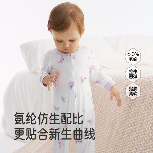 【商场同款】英氏童装连体衣四季新生儿衣服新款长袖男女宝包屁衣 商品图2