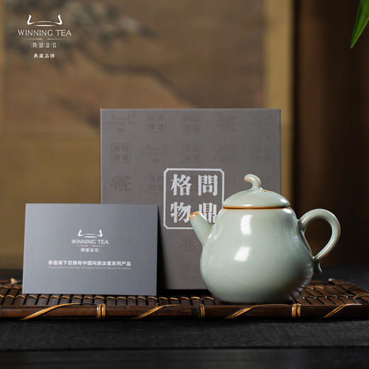 问鼎鼎峰系列天青福临壶 商品图4