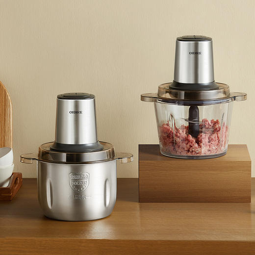 【绞肉机家用】电动小型多功能料理机 打碎肉打馅专用蒜泥搅拌机  商品图3