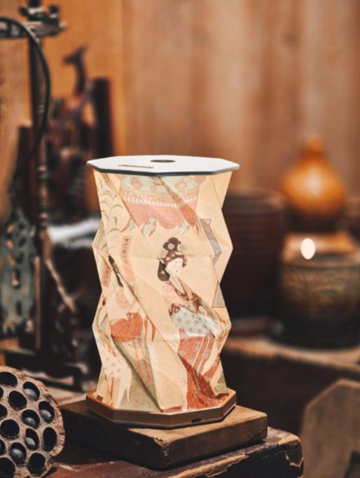 敦煌系列文创  敦煌旋转氛围灯折叠灯 /敦煌鼠标垫 商品图9