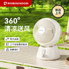 【洛宾汉360度台式空气循环扇】360度旋转摇头台式家用静音桌面小型电风扇 商品缩略图0