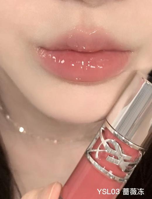 YSL圣罗兰啵啵唇冻 水光唇釉唇蜜口红 05冷茶冻 04乌龙冻 商品图4