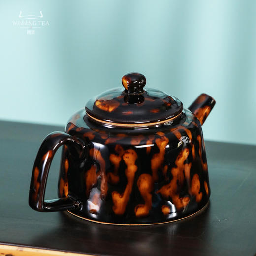 问鼎虎斑天目金钟壶 商品图1