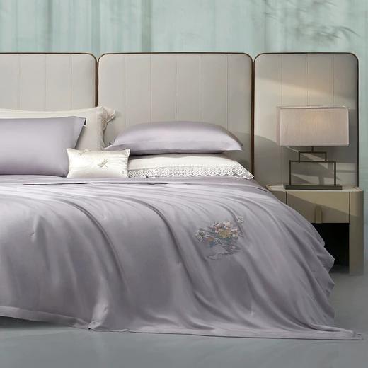 whinny/惠谊 清凉天丝™空调被秋丰白玉可水洗桑蚕丝夏被 雨露麻 商品图1