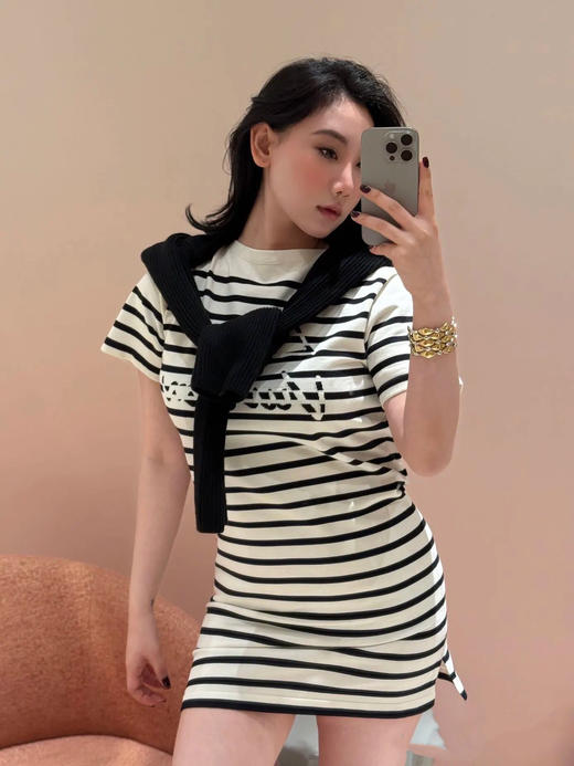 驴家25早春条纹连衣裙（TM） 商品图2
