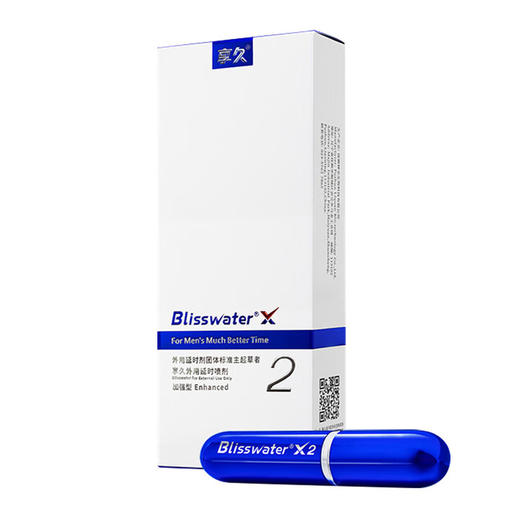 享久男用延时喷雾小蓝瓶男延时喷剂环湿巾外用神油成人情趣用品 享久2代加强型 商品图5